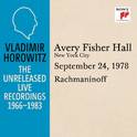 Vladimir Horowitz in Recital at Avery Fischer Hall, New York City, September 24, 1978专辑