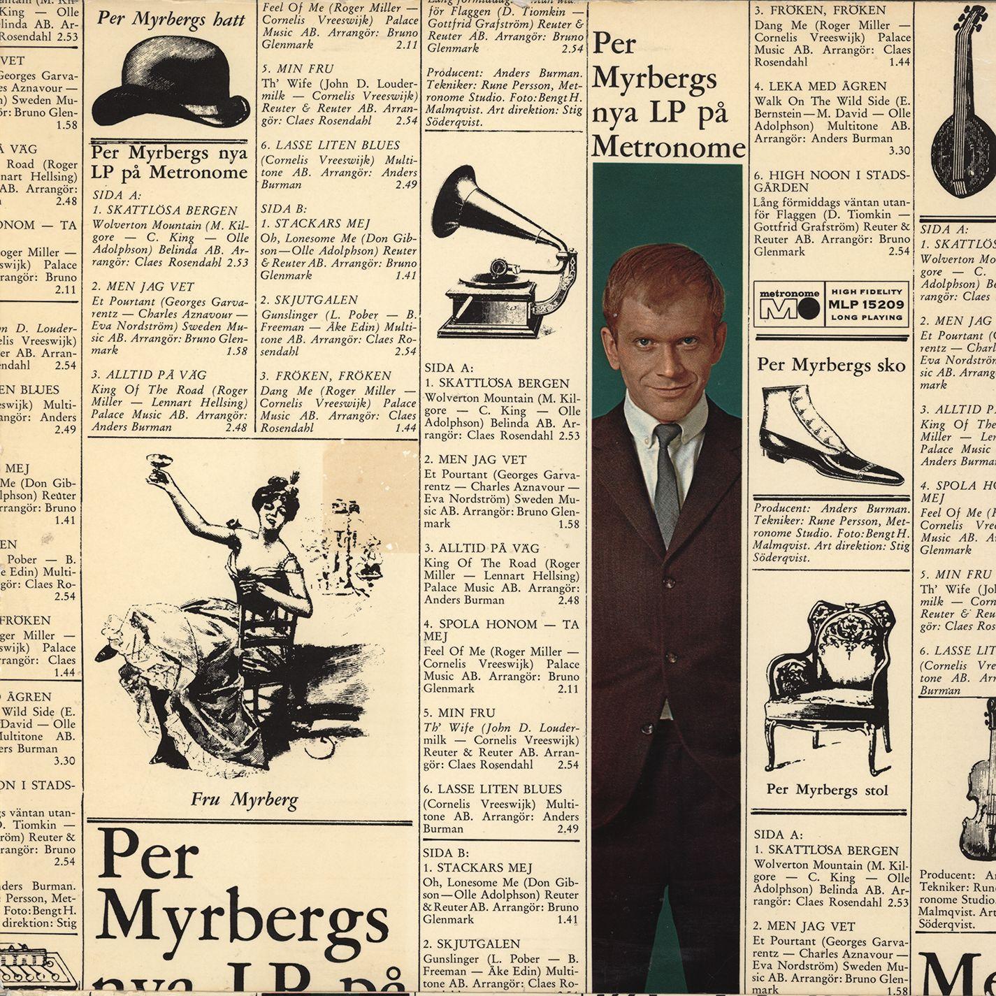 Per Myrbergs nya LP på Metronome