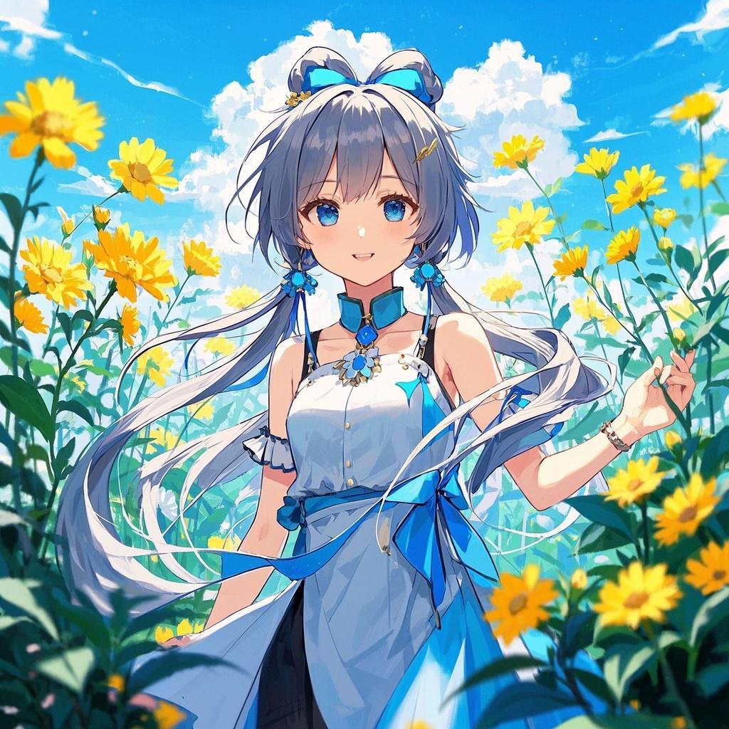 阳光路上花正开