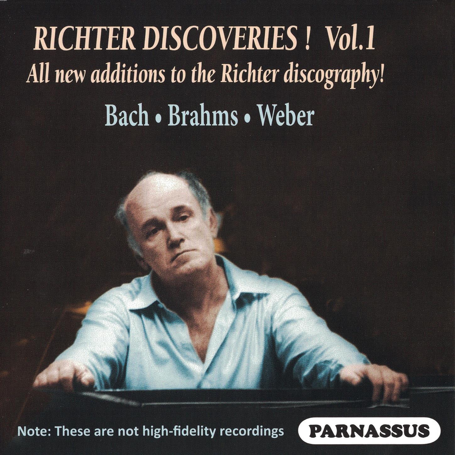 Richter Discoveries, Volume 1: Bach, Brahms, Weber专辑