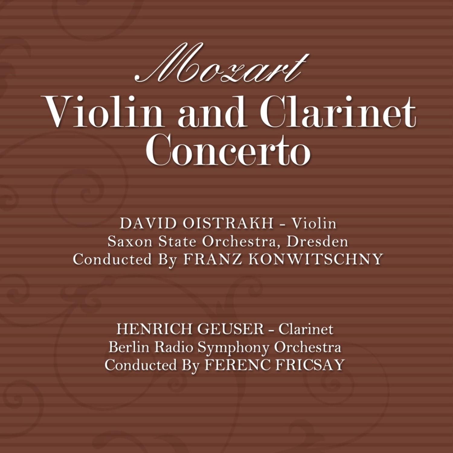 Mozart: Violin & Clarinet Concertos