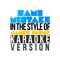 Same Mistake (In the Style of James Blunt) [Karaoke Version] - Single专辑