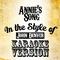 Annie's Song (In the Style of John Denver) [Karaoke Version] - Single专辑