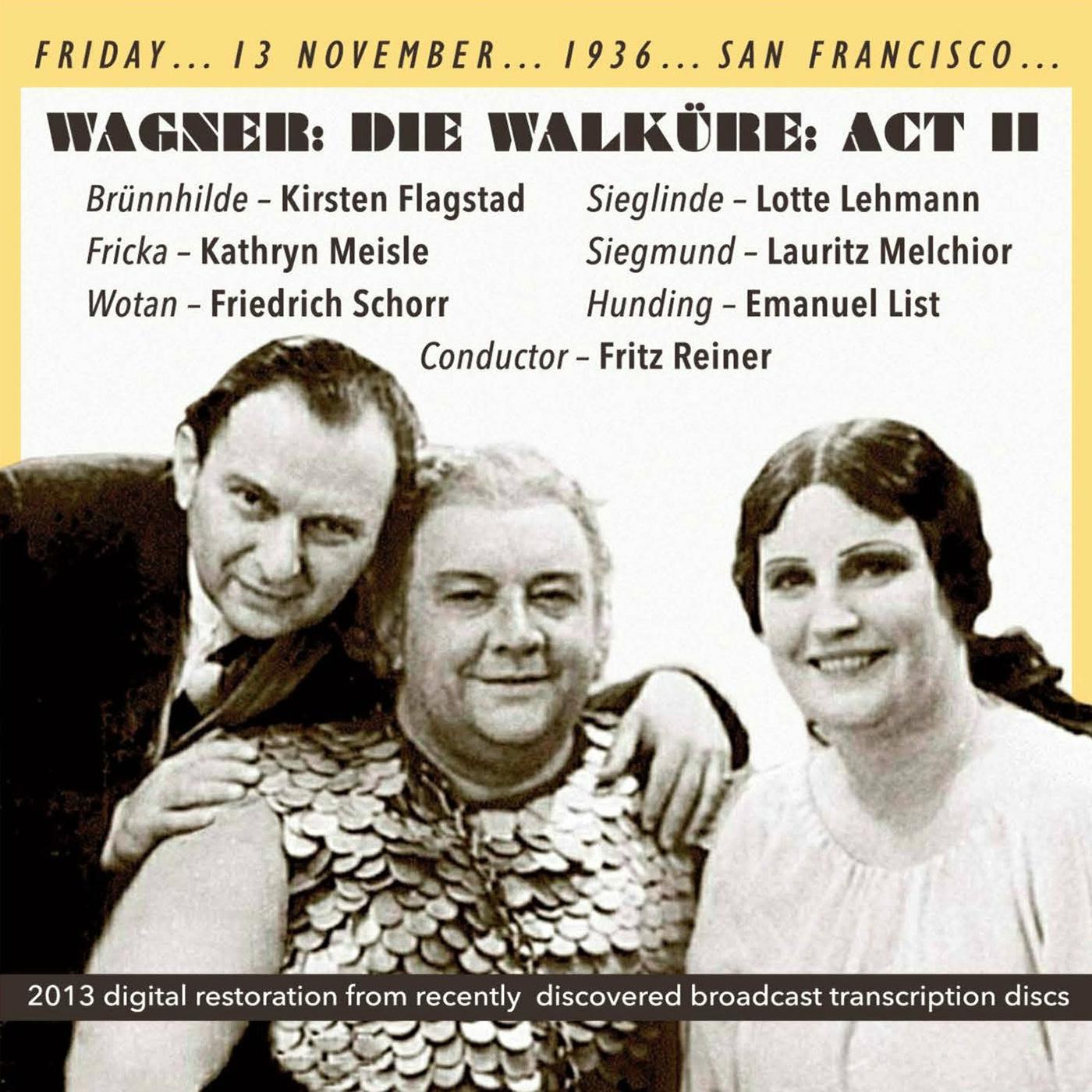 WAGNER, R.: Walkure (Die), Act II (Reiner) (1936)专辑