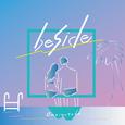 beside