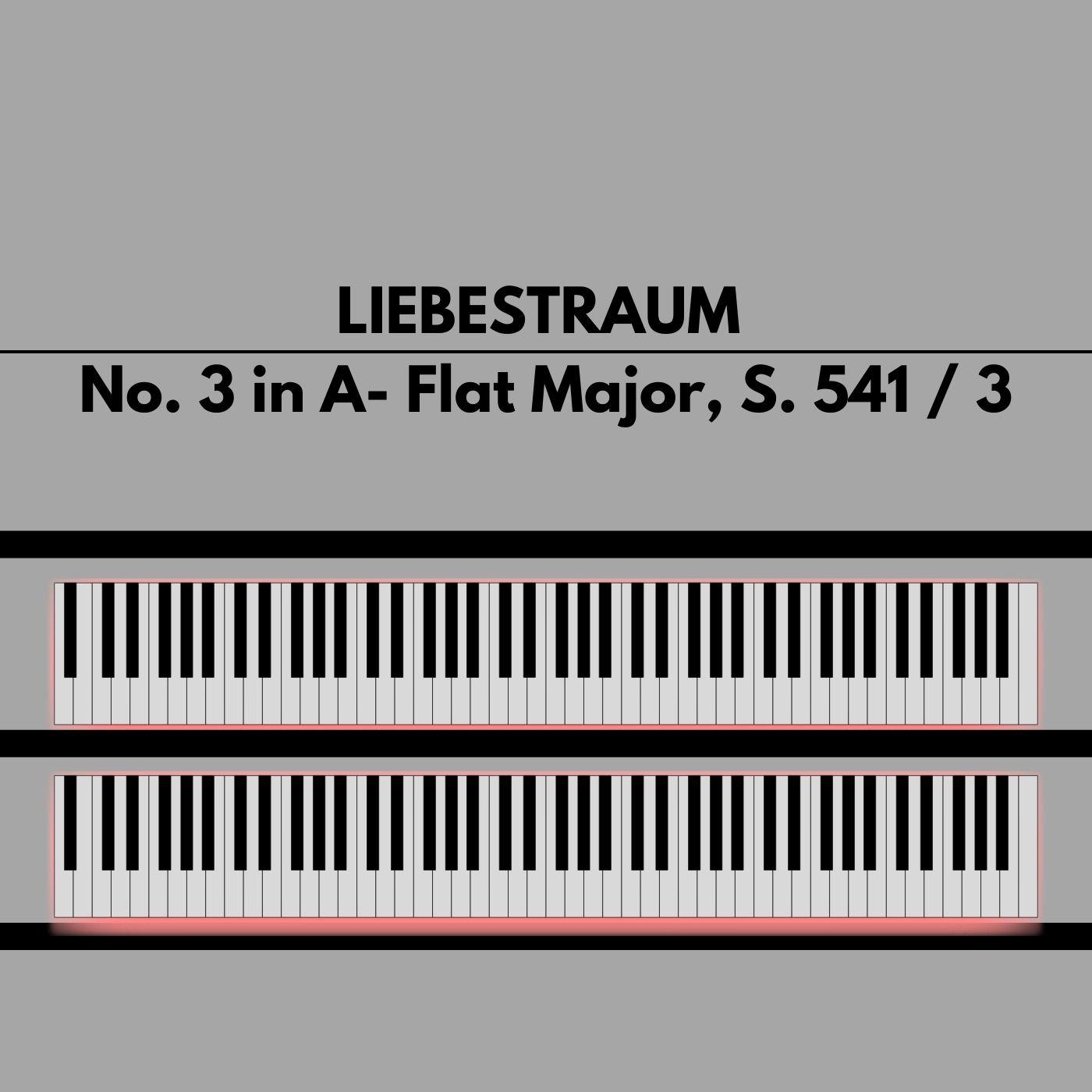 Liebestraum No. 3 in A- Flat Major, S. 541 / 3