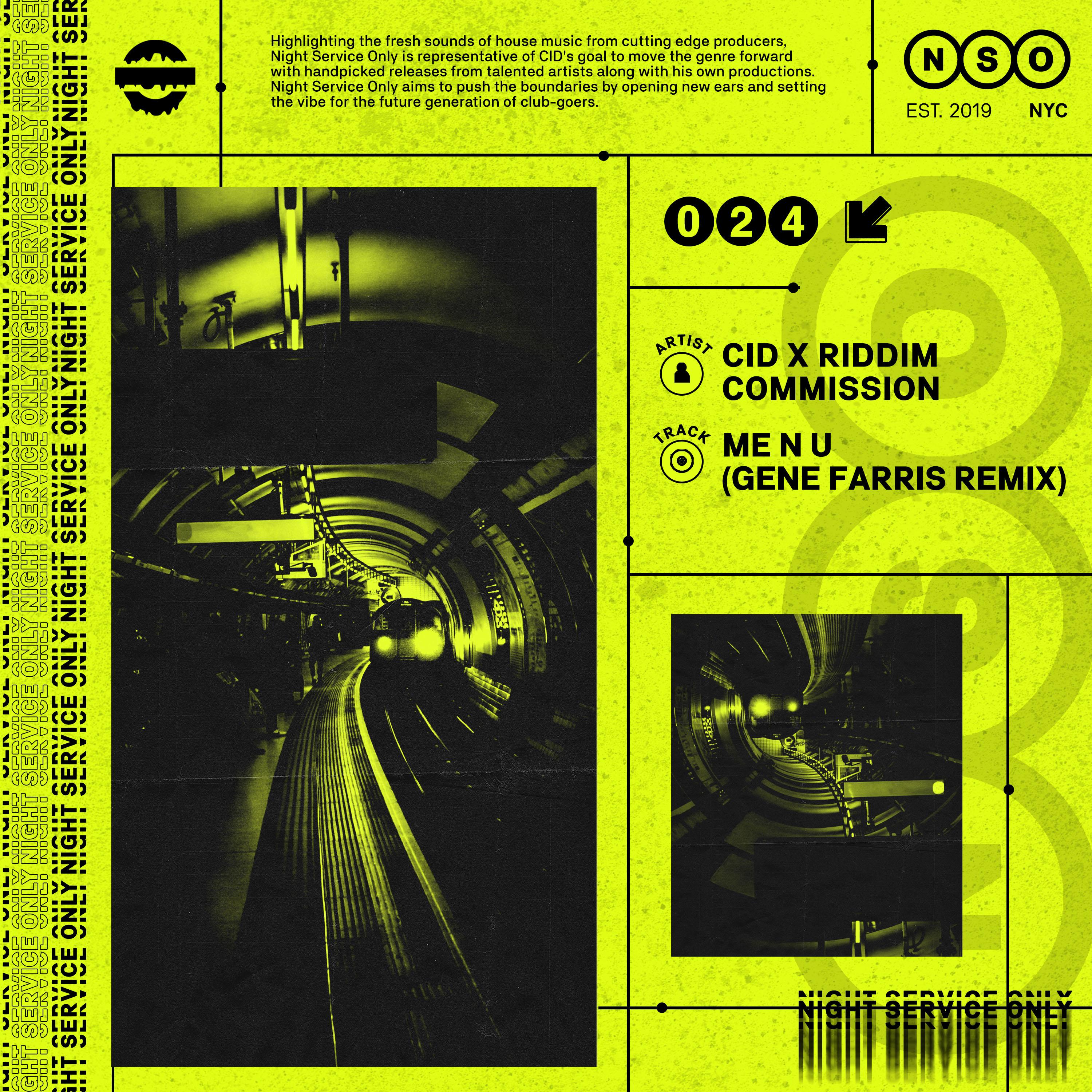 ME N U (Gene Farris Extended Remix)