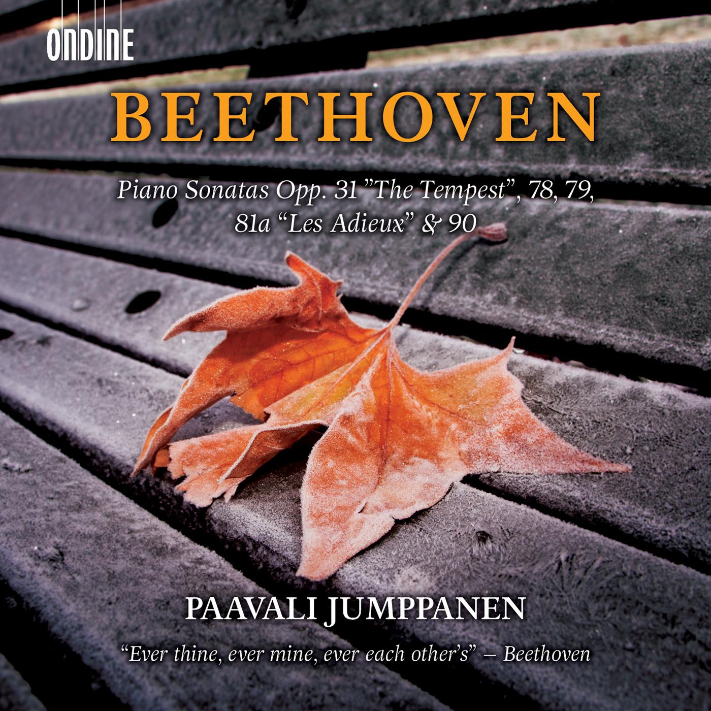 Beethoven: Piano Sonatas, Opp. 31 "The Tempests", 78, 79, 81a "Les adieux" & 90