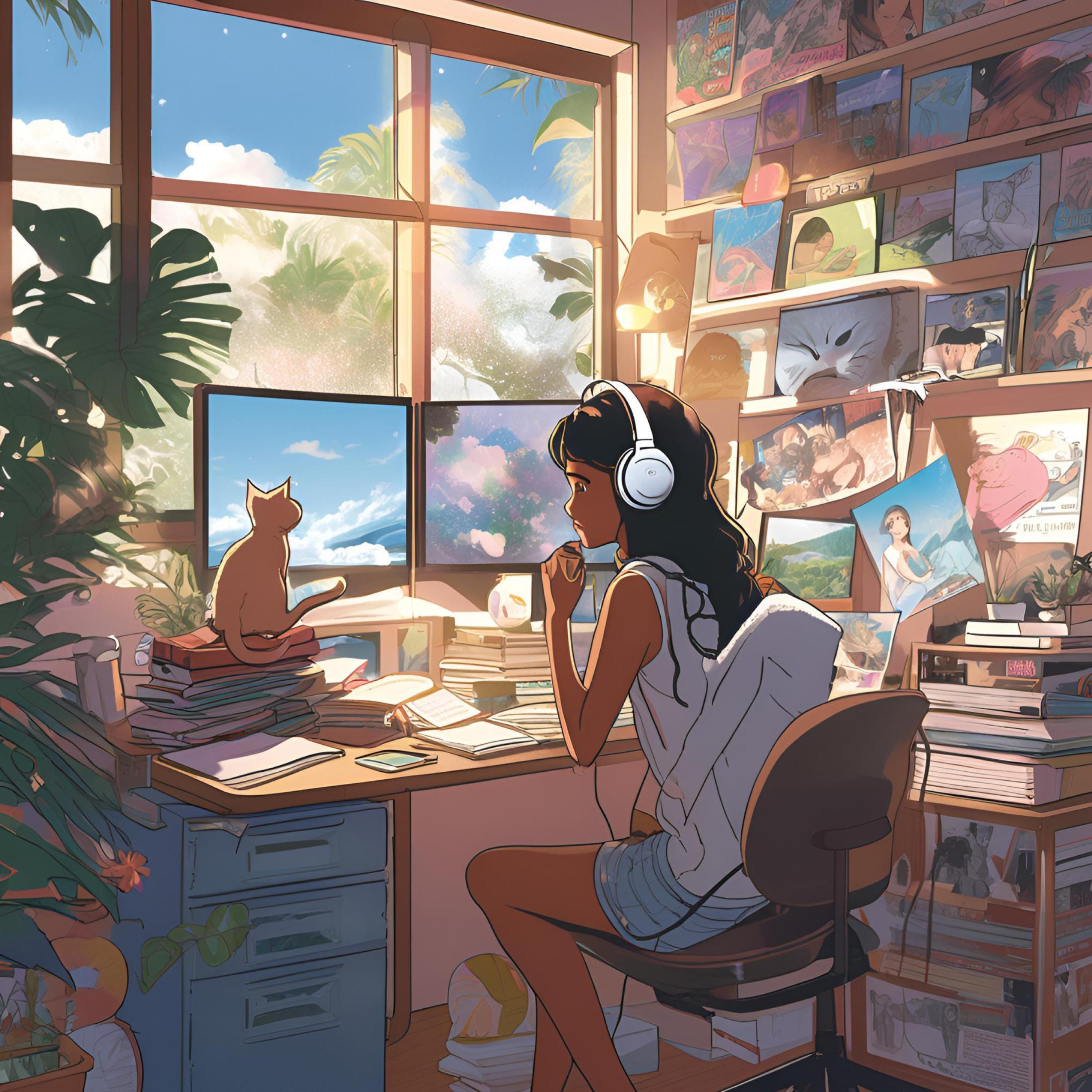 Quiet Lofi for Homework Sessions - Lofi Anime - 专辑 - 网易云音乐