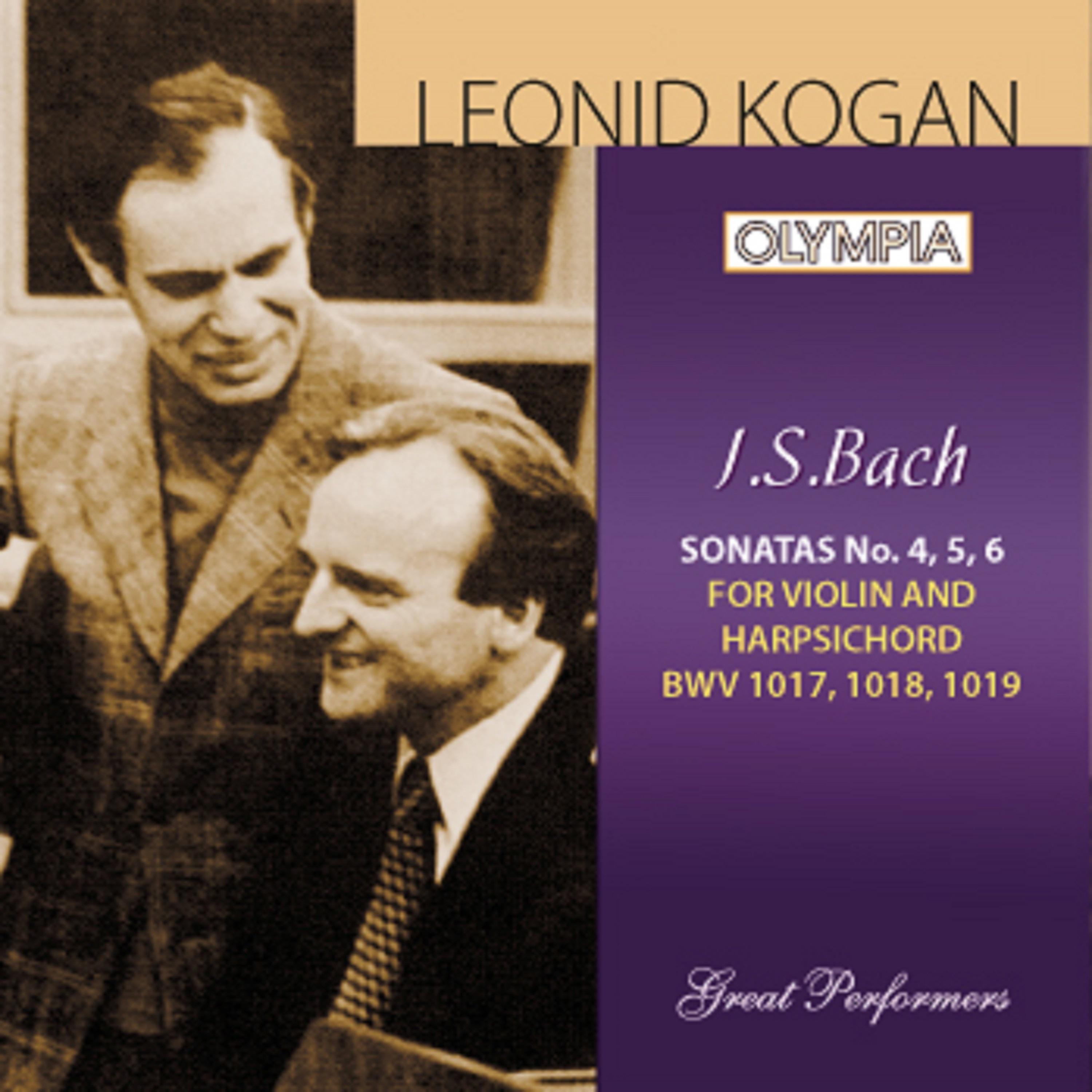 Bach: Sonata for violin and harpsichord No. 4, 5 & 6专辑