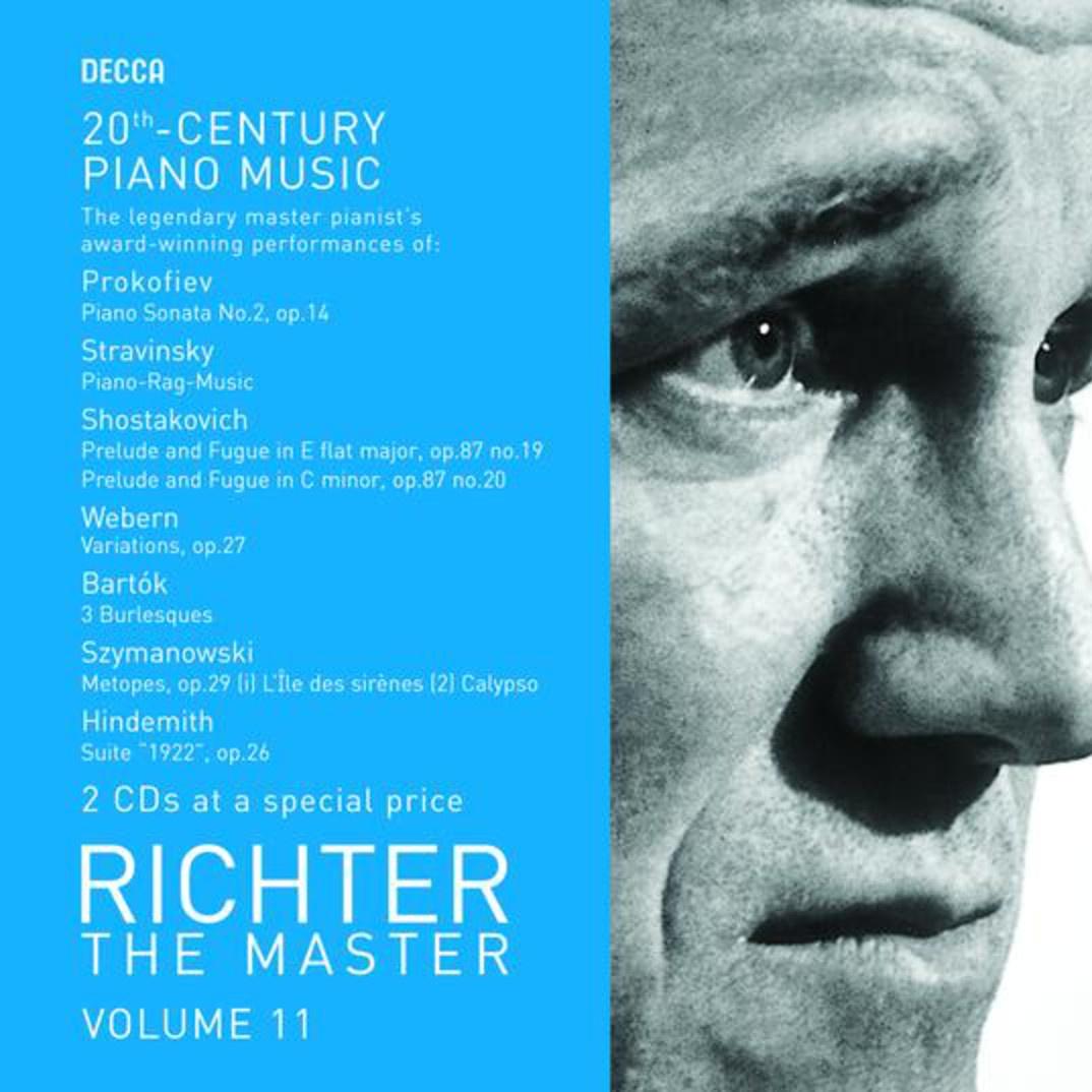 Richter the Master, Vol. 11 - 20th Century Piano Works