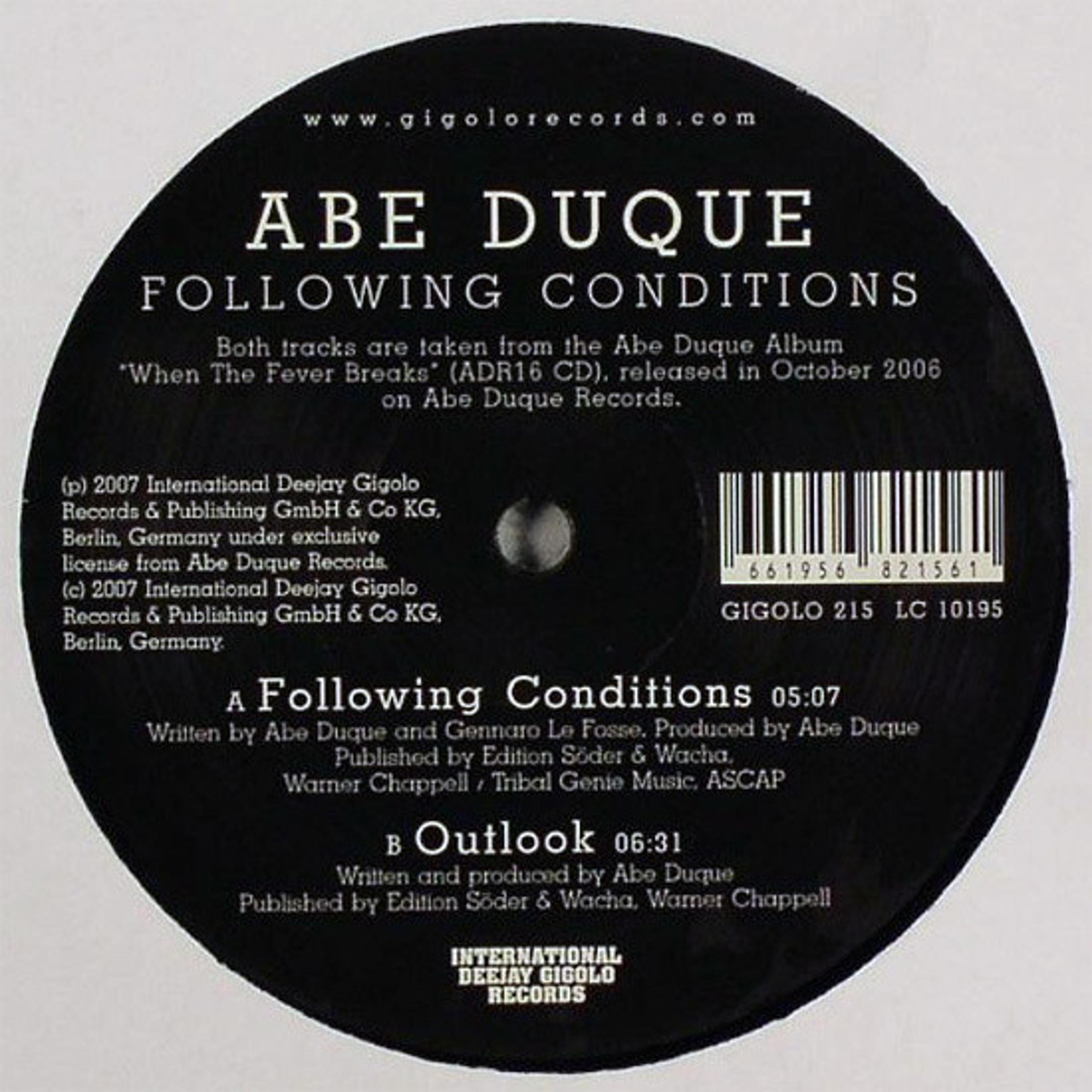 Following Conditions
