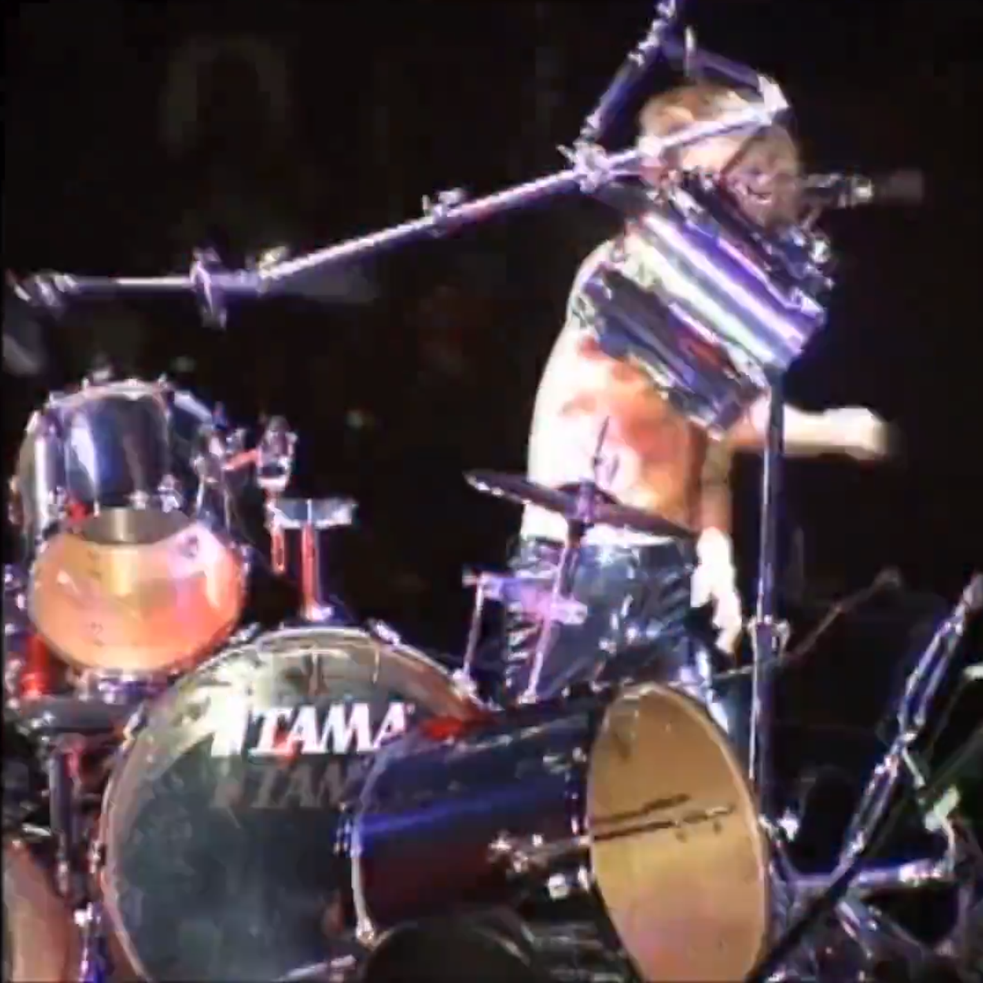 I'm so dreadful that I destroyed the drums