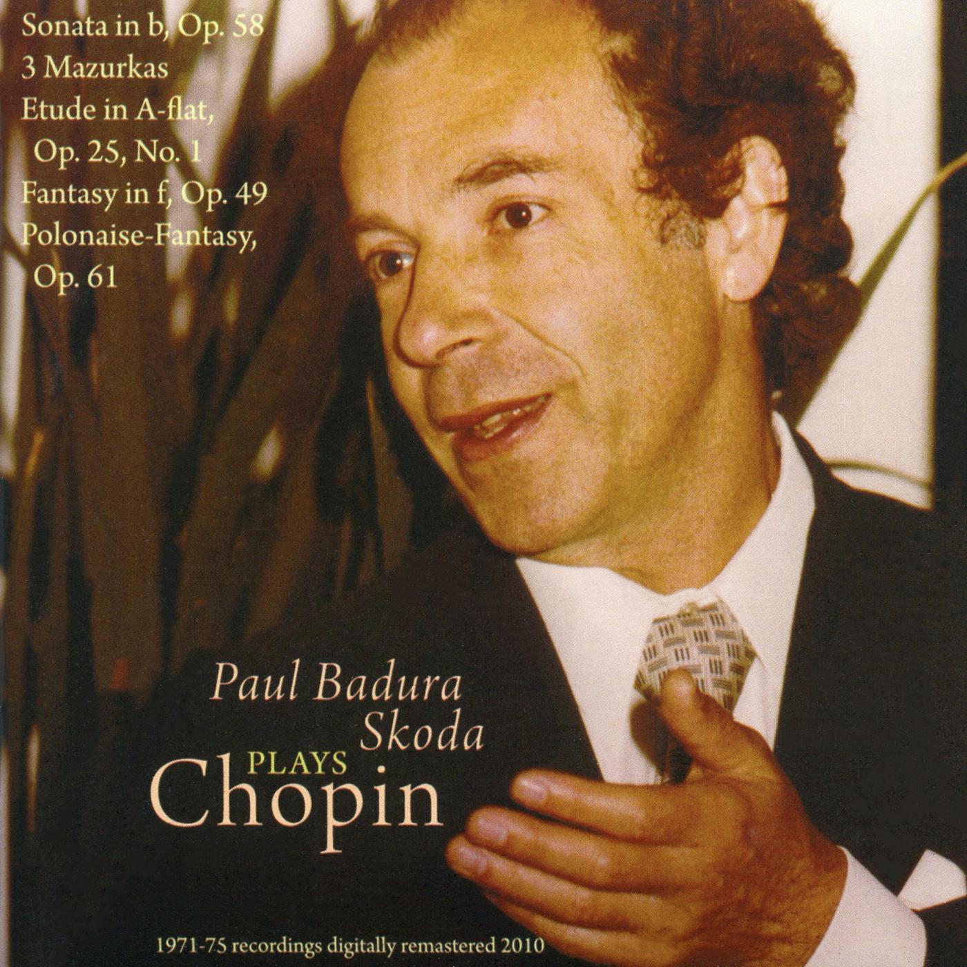 CHOPIN, F.: Piano Music (Badura-Skoda) ((1971-1975)