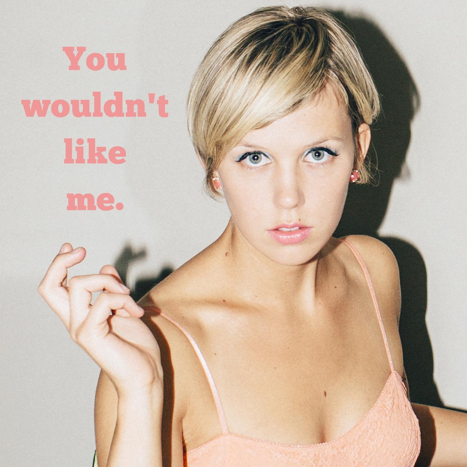 You Wouldn't Like Me