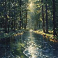 Suaves Corrientes De Agua Que Fluyen Para Dormir