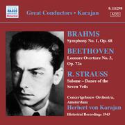 BRAHMS, J.: Symphony No. 1 / BEETHOVEN, L.: Leonore Overture No. 3 / STRAUSS, R.: Salome: Dance of t