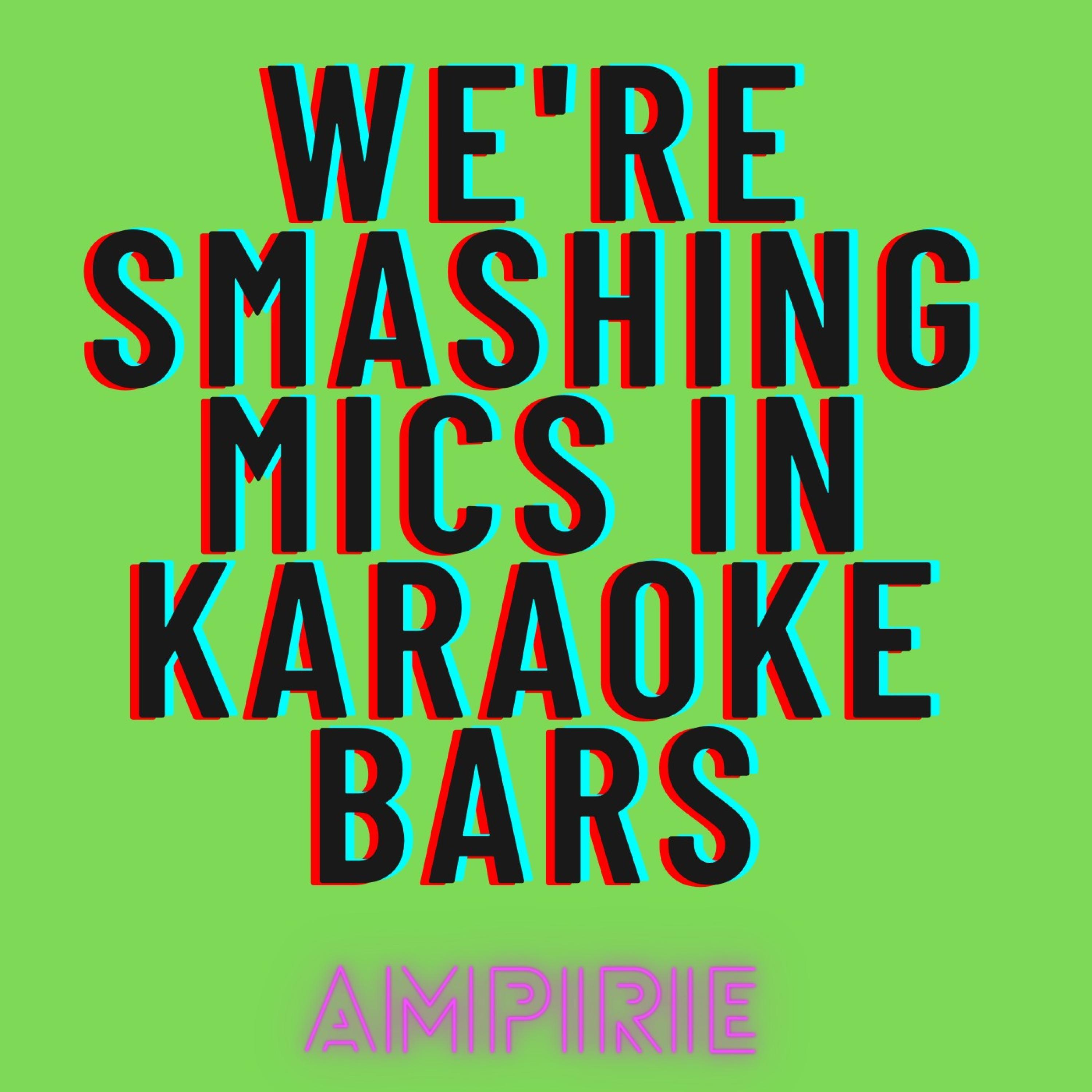 We're Smashing Mics in Karaoke Bars