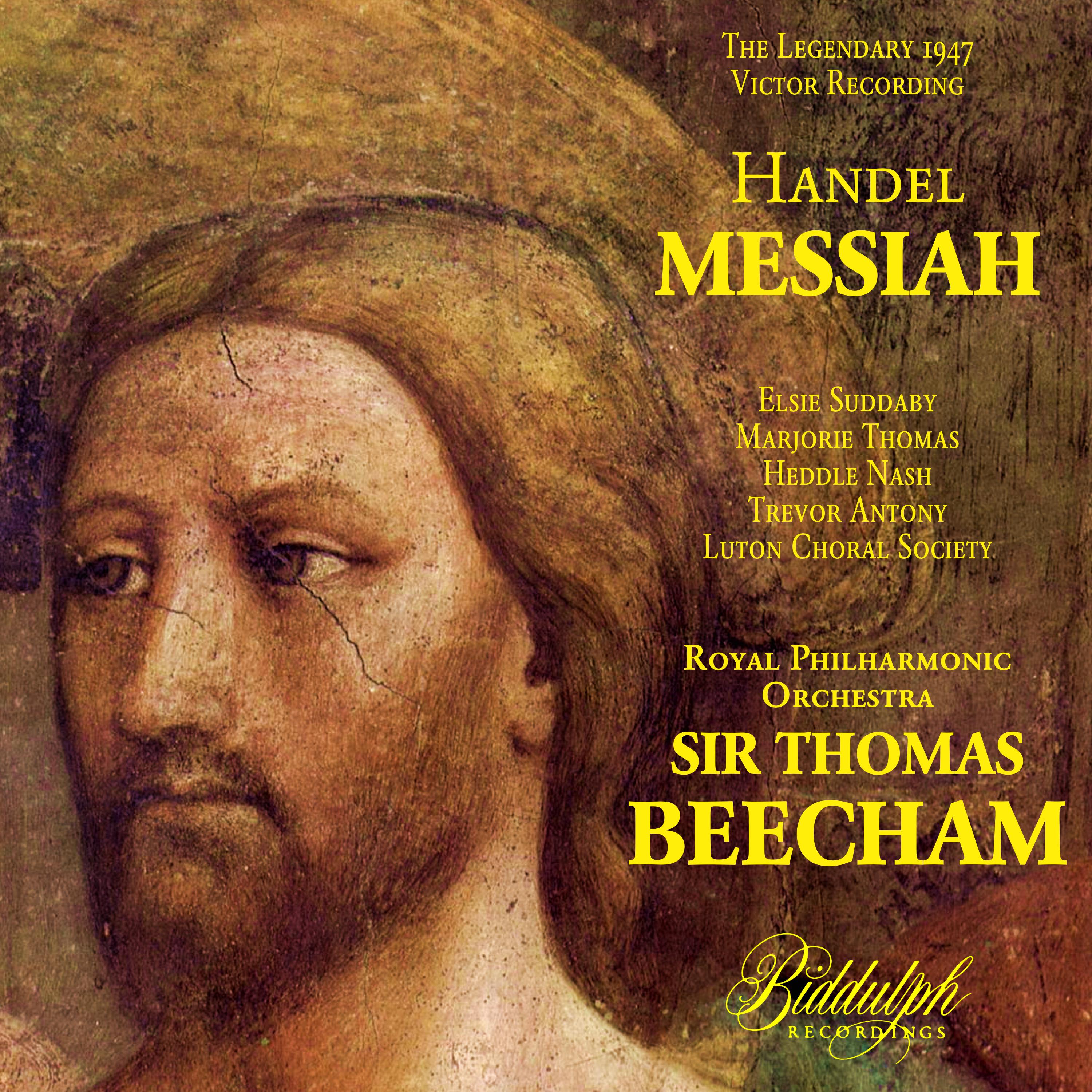 Thomas Beecham - Messiah Part I, Scene 1, No. 3, HWV 56: Every valley shall be exalted