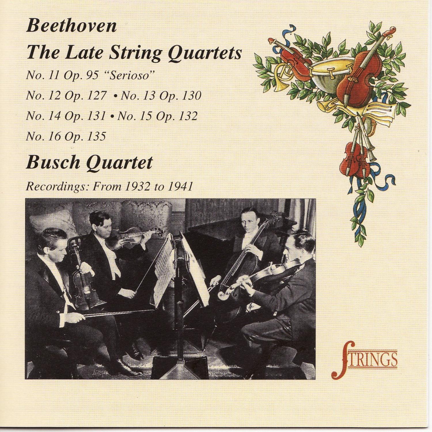The Late Beethoven's String Quartets