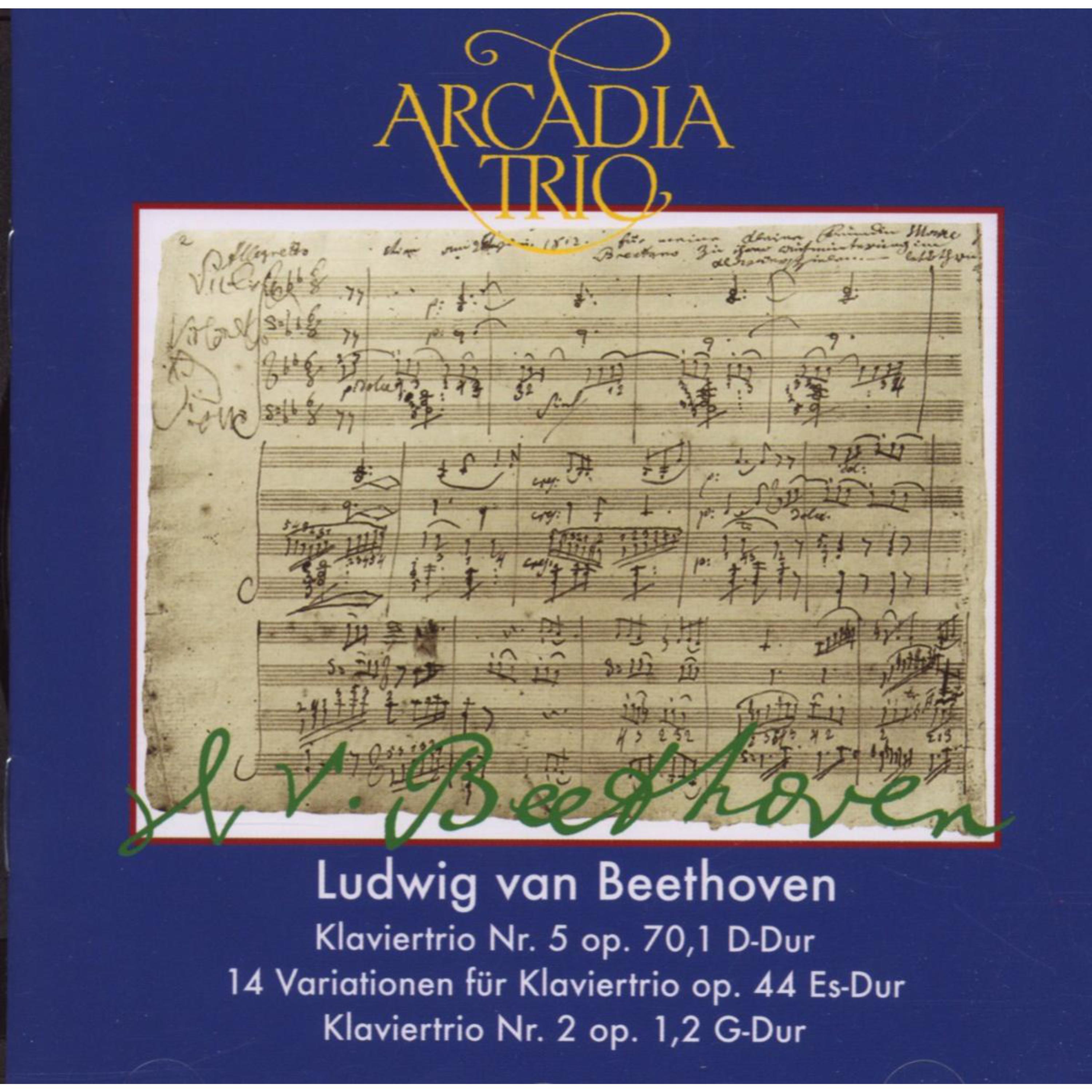Ludwig van Beethoven: Klaviertrios op. 70,1, op. 44, op. 1,2