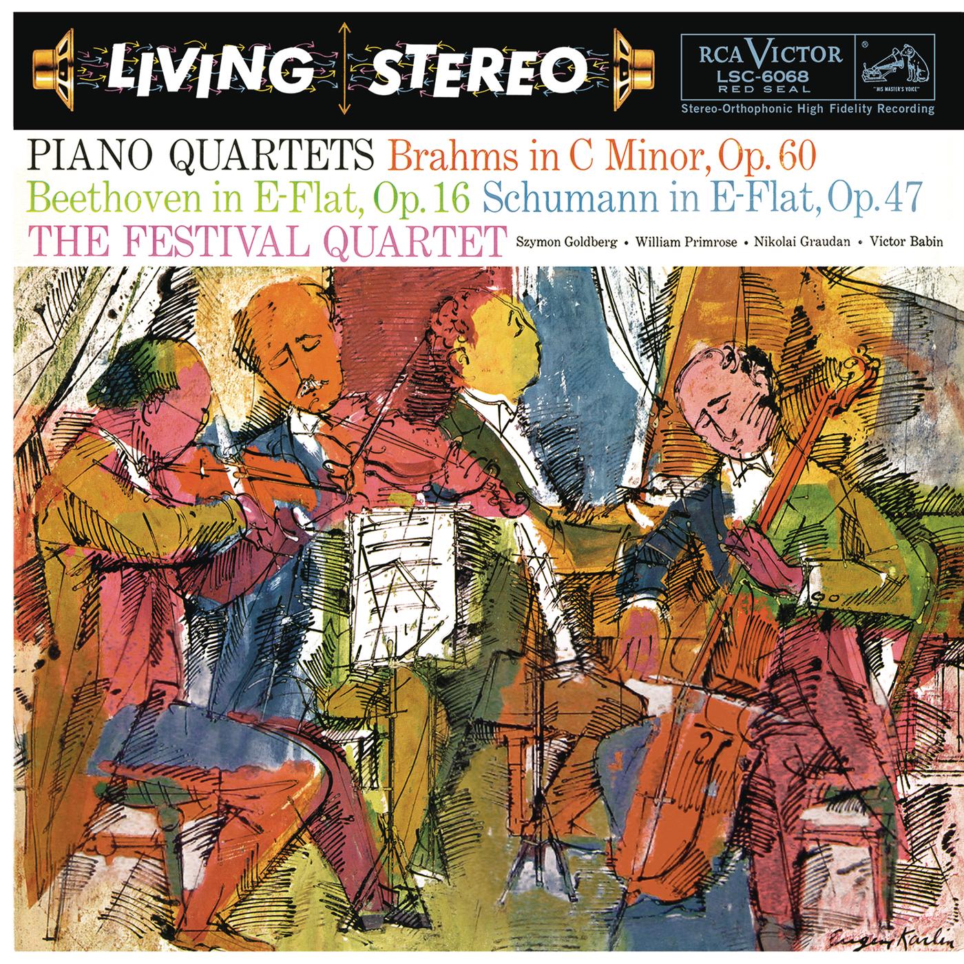 Quartet for Piano, Violin, Viola & Cello in E-Flat Major, Op. 47:I. Sostenuto assai - Allegro ma non troppo