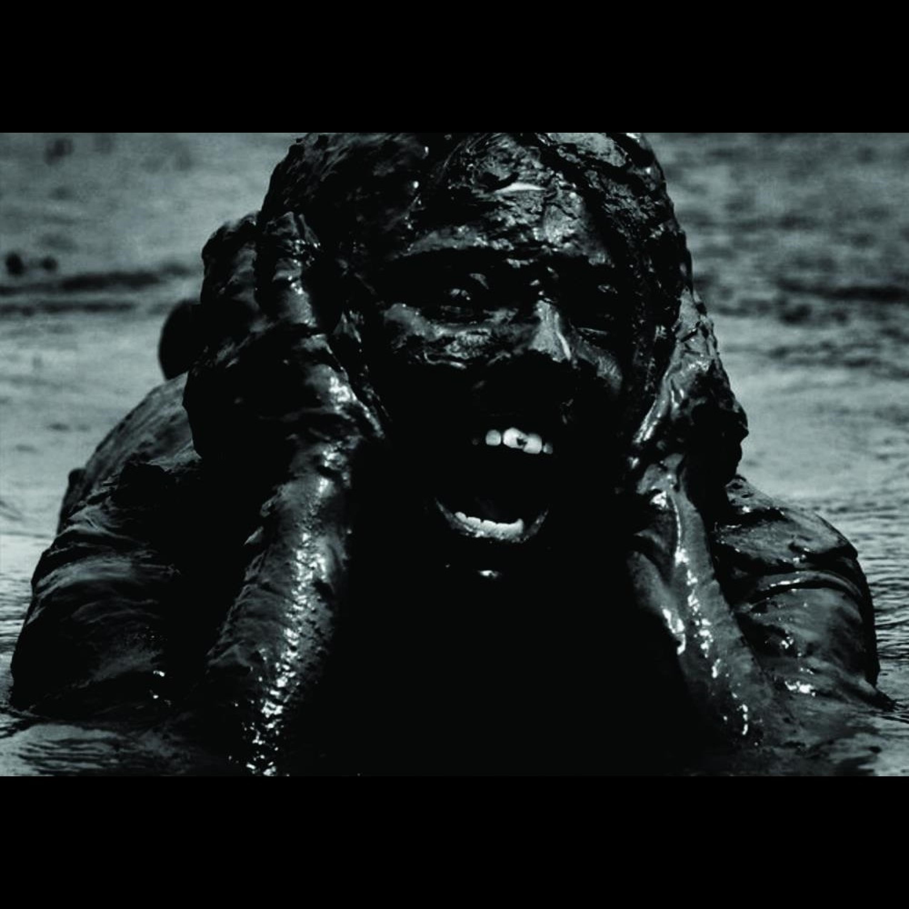 Face in the mud