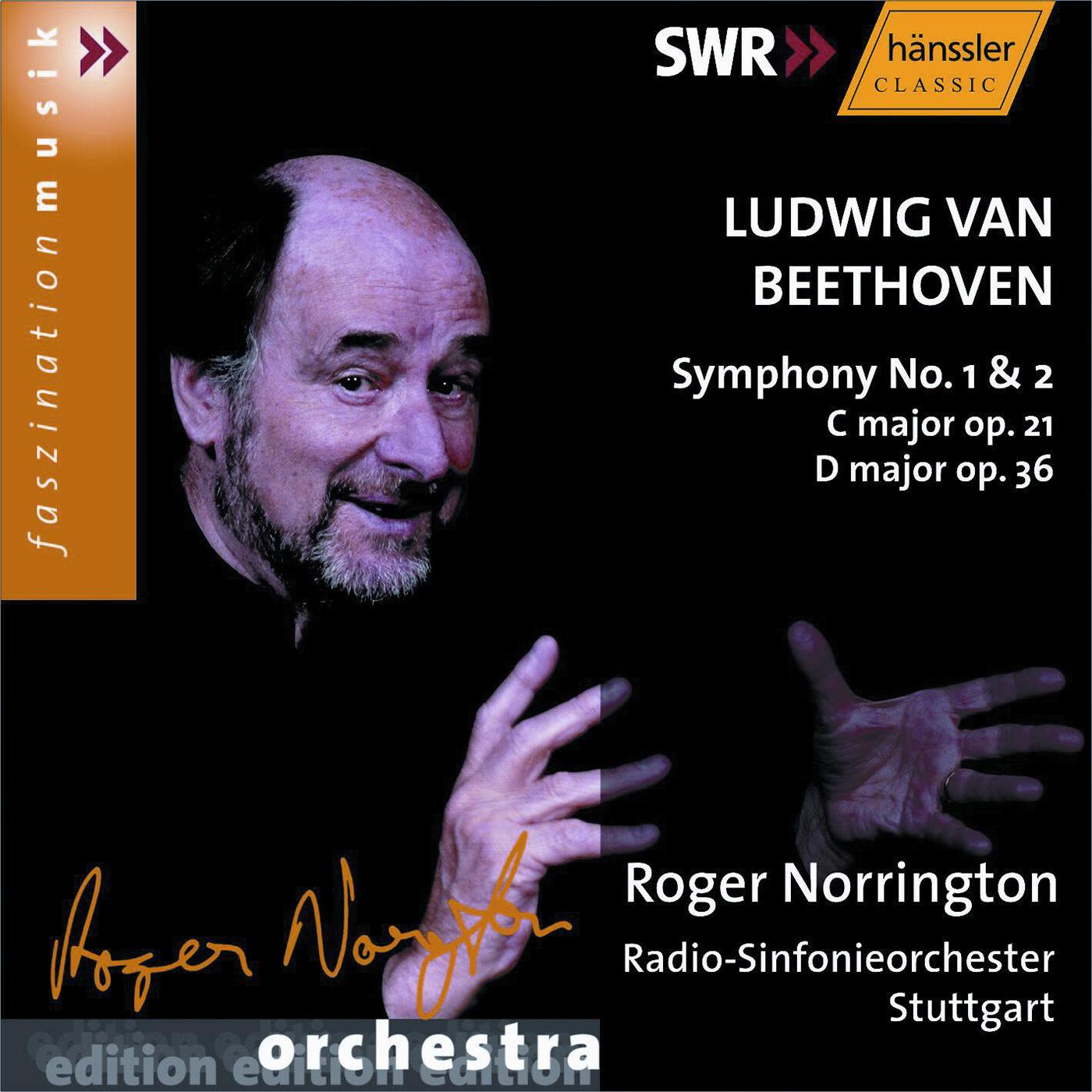 BEETHOVEN: Symphonies Nos. 1 and  2