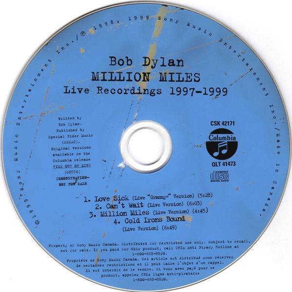 Million Miles - Live Recordings 1997-1999