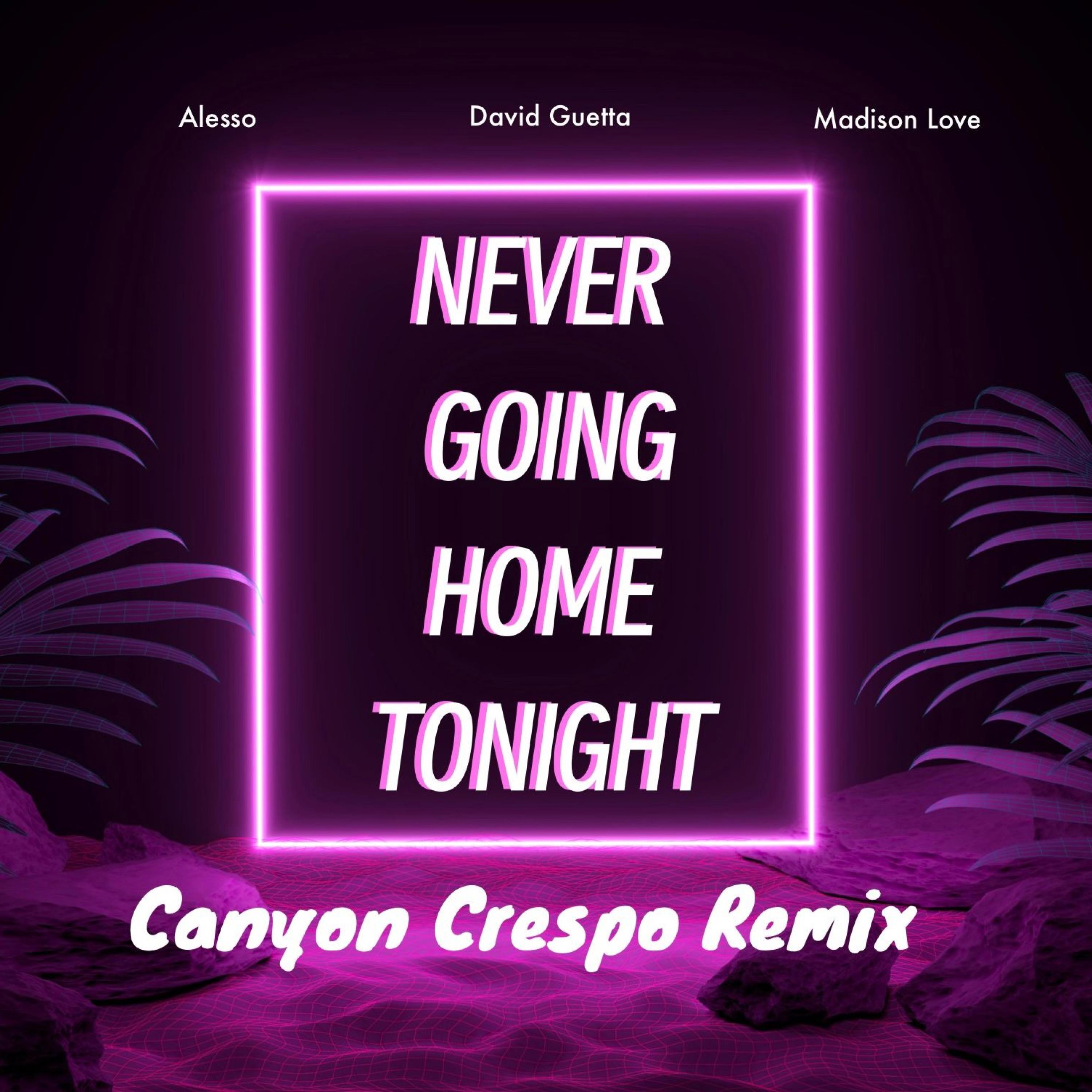 Never Going Home Tonight (Canyon Crespo Remix)