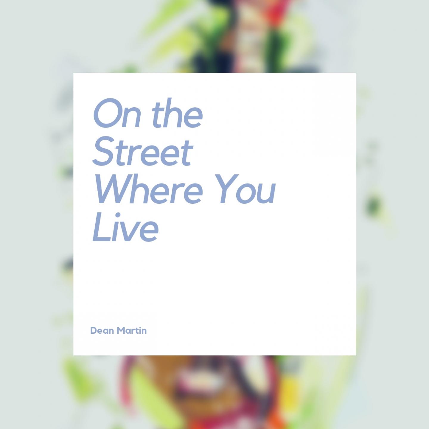 On the Street Where You Live专辑