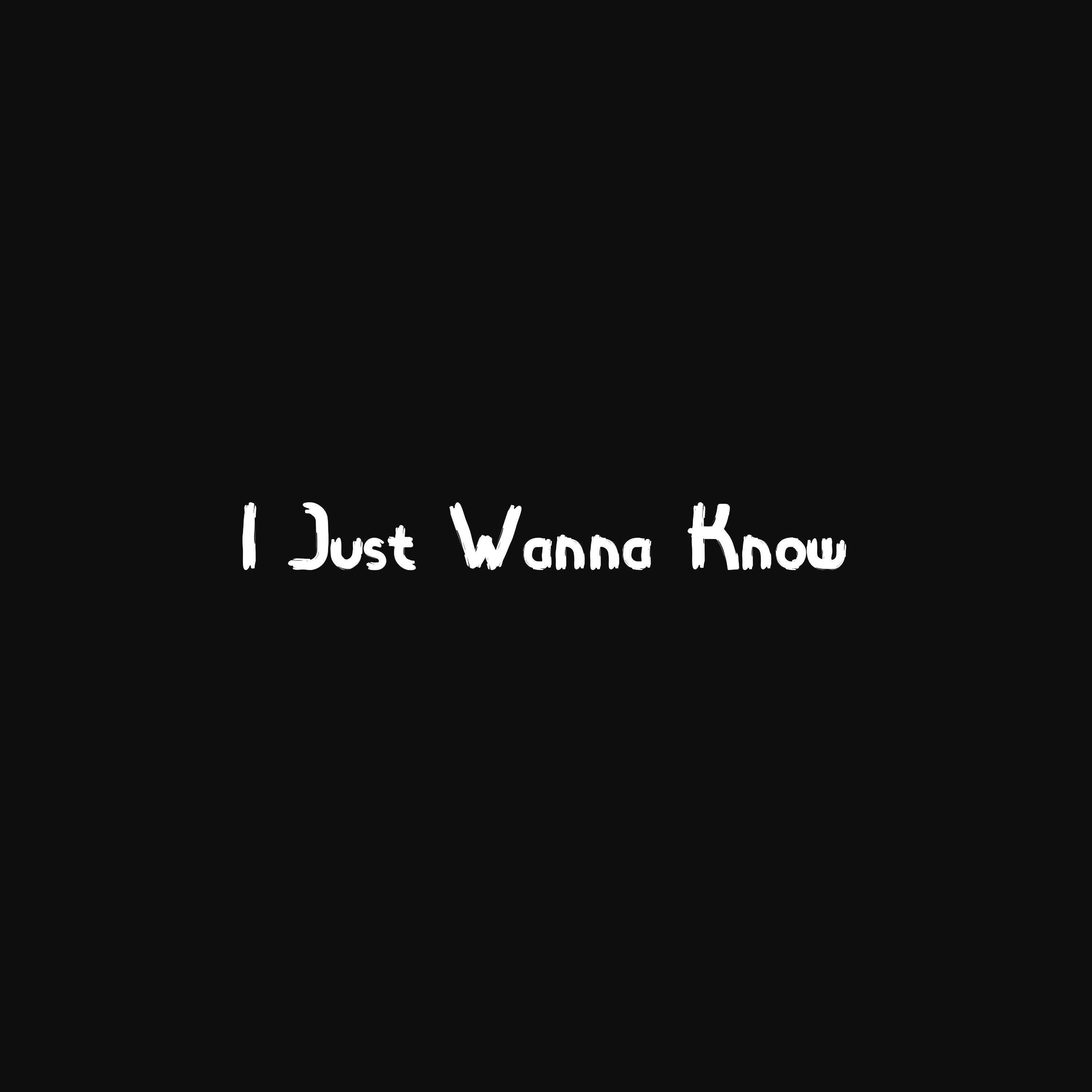 I Just Wanna Know