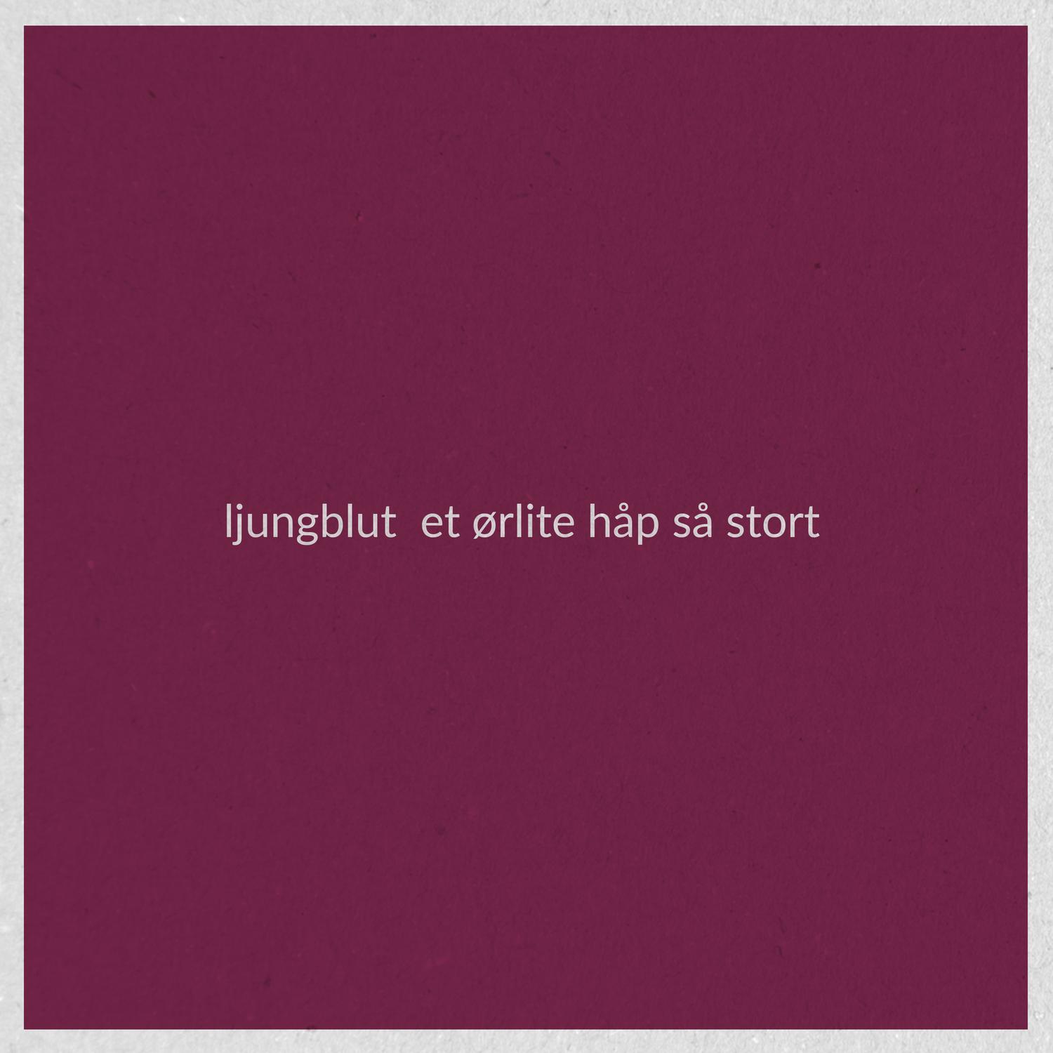 Et Ørlite Håp Så Stort