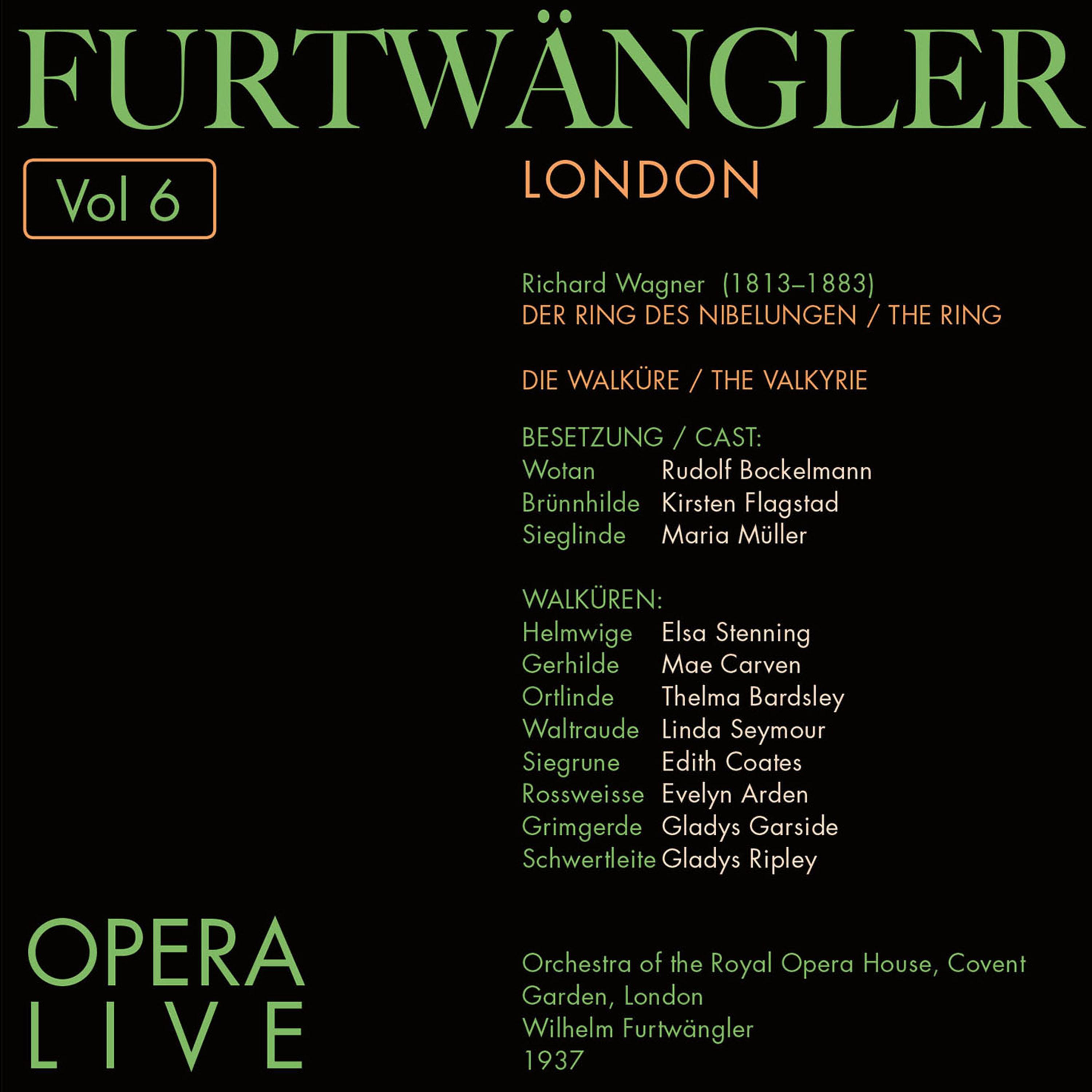 Furtwängler - Opera Live, Vol.6专辑
