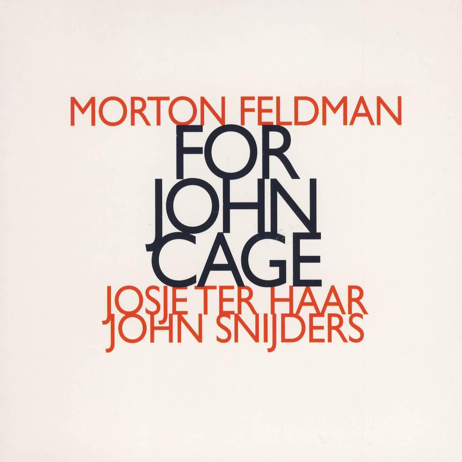 Morton Feldman: For John Cage (1982)