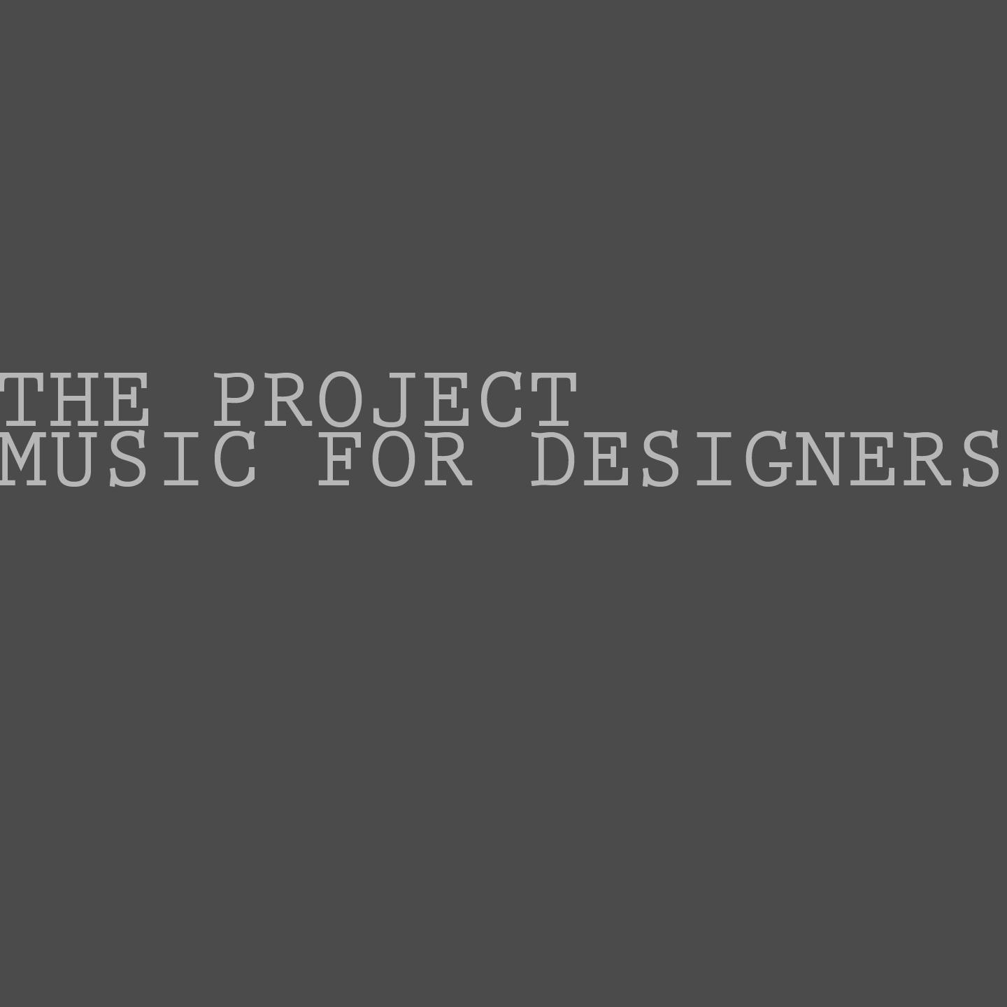 Music for Designers, Pt. 5专辑