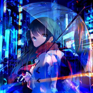【纯音】安静的夜雨中映射出了你的身影