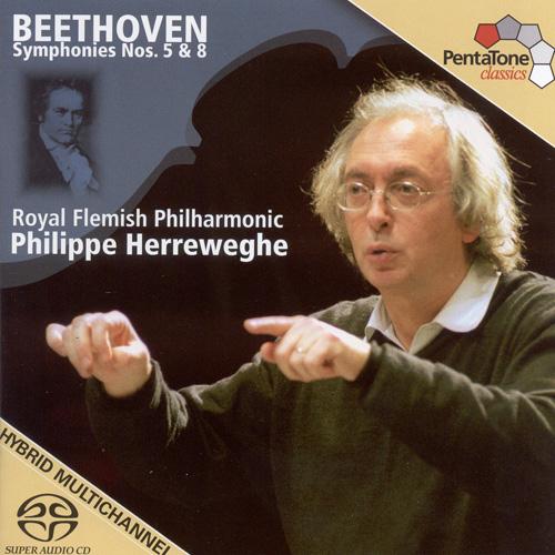 BEETHOVEN, L. van: Symphonies Nos. 5 and 8 (Royal Flemish Philharmonic, Herreweghe)