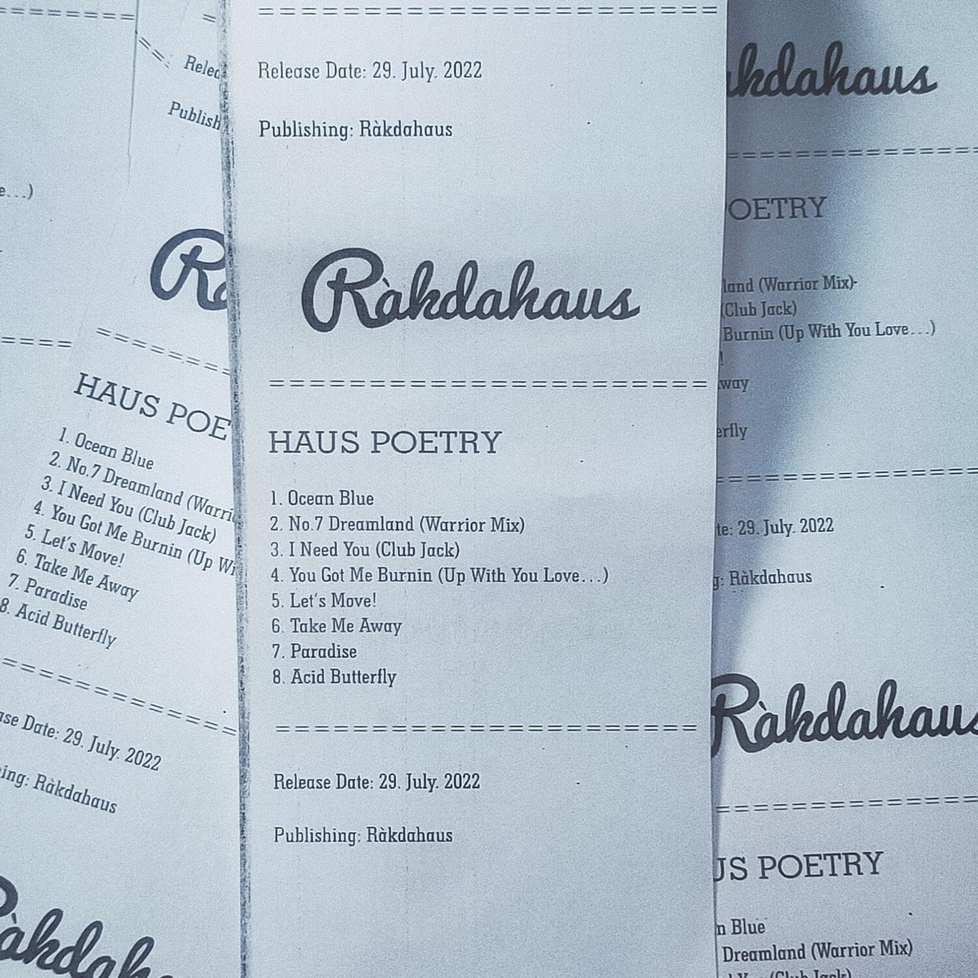 HAUS POETRY
