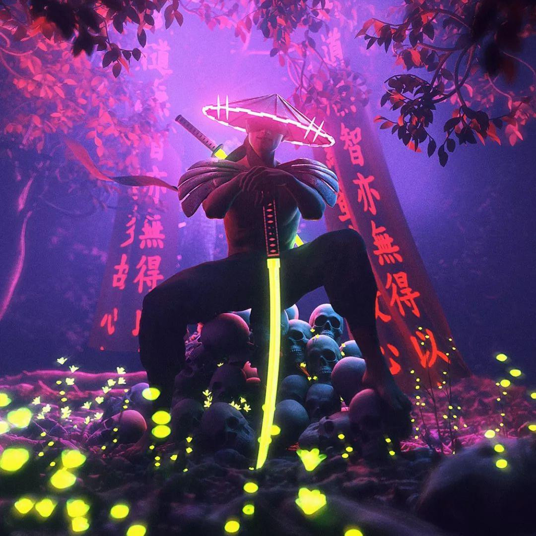 赛博朋克 武士