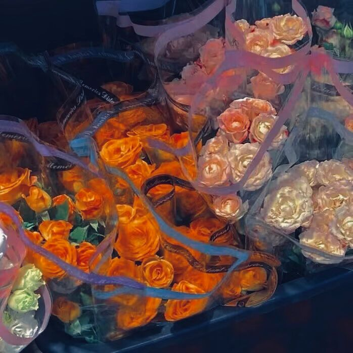 埋进花海