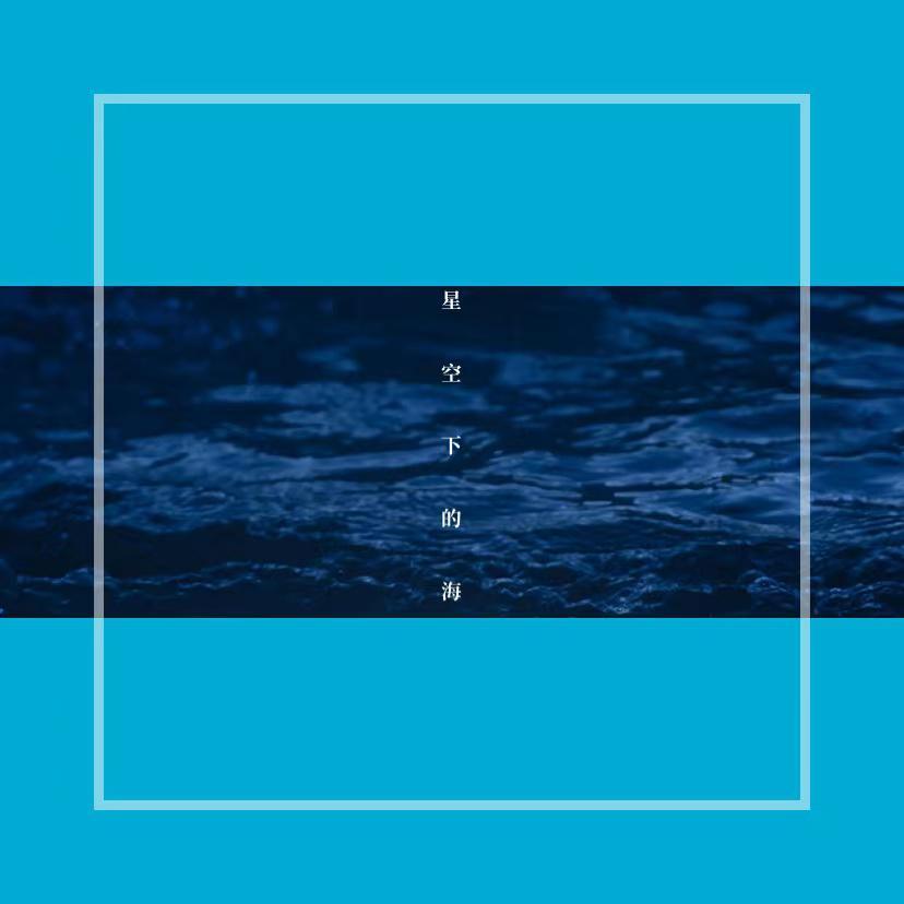 星空下的海
