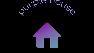 purple house