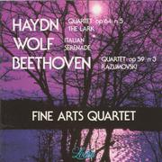 Haydn: Quartet Op. 64 No. 5 "Lark", Hob.III:63, Wolf: Italian Serenade & Beethoven: Quartet Op. 59 N