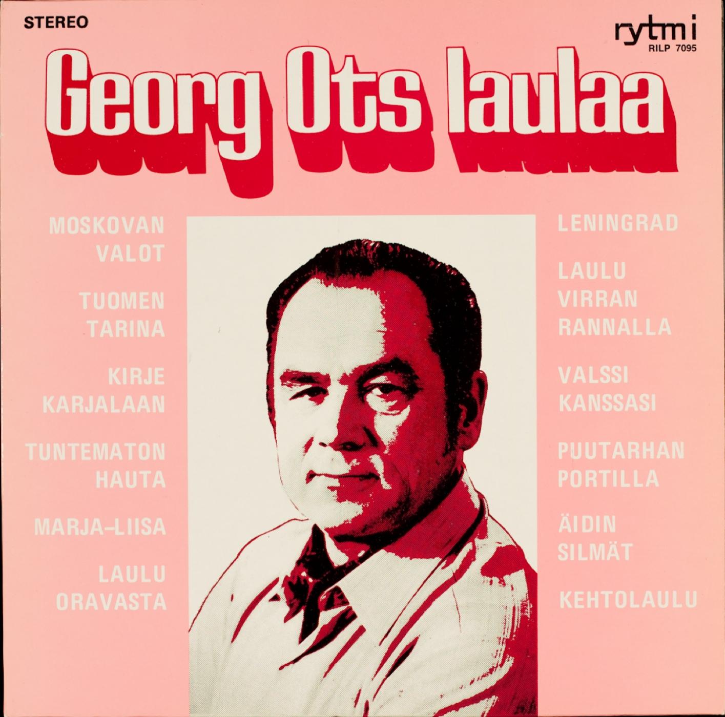 Georg Ots laulaa