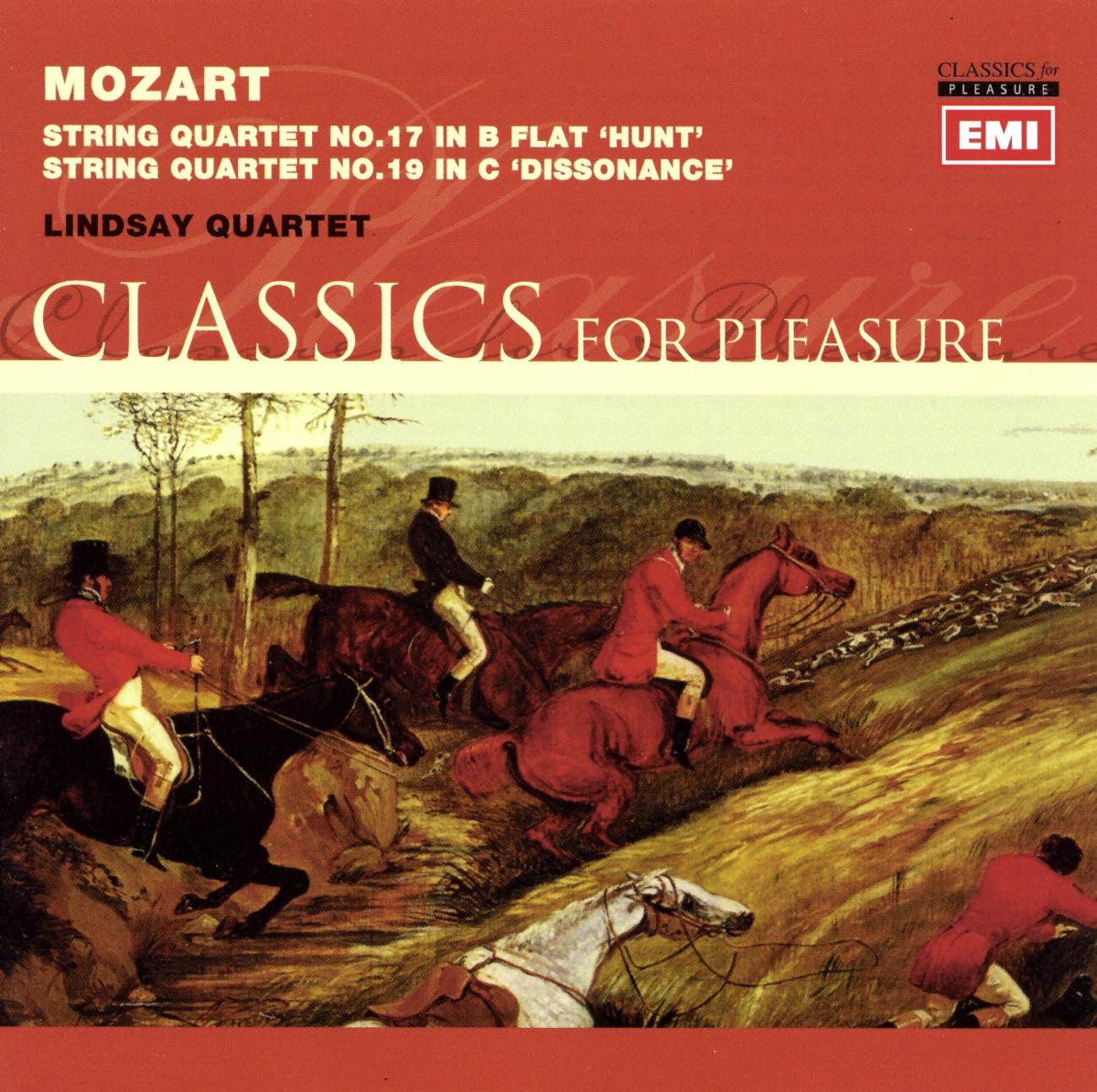 Mozart String Quartets Nos. 17 in B flat 'Hunt' & 19 in C 'Dissonance'