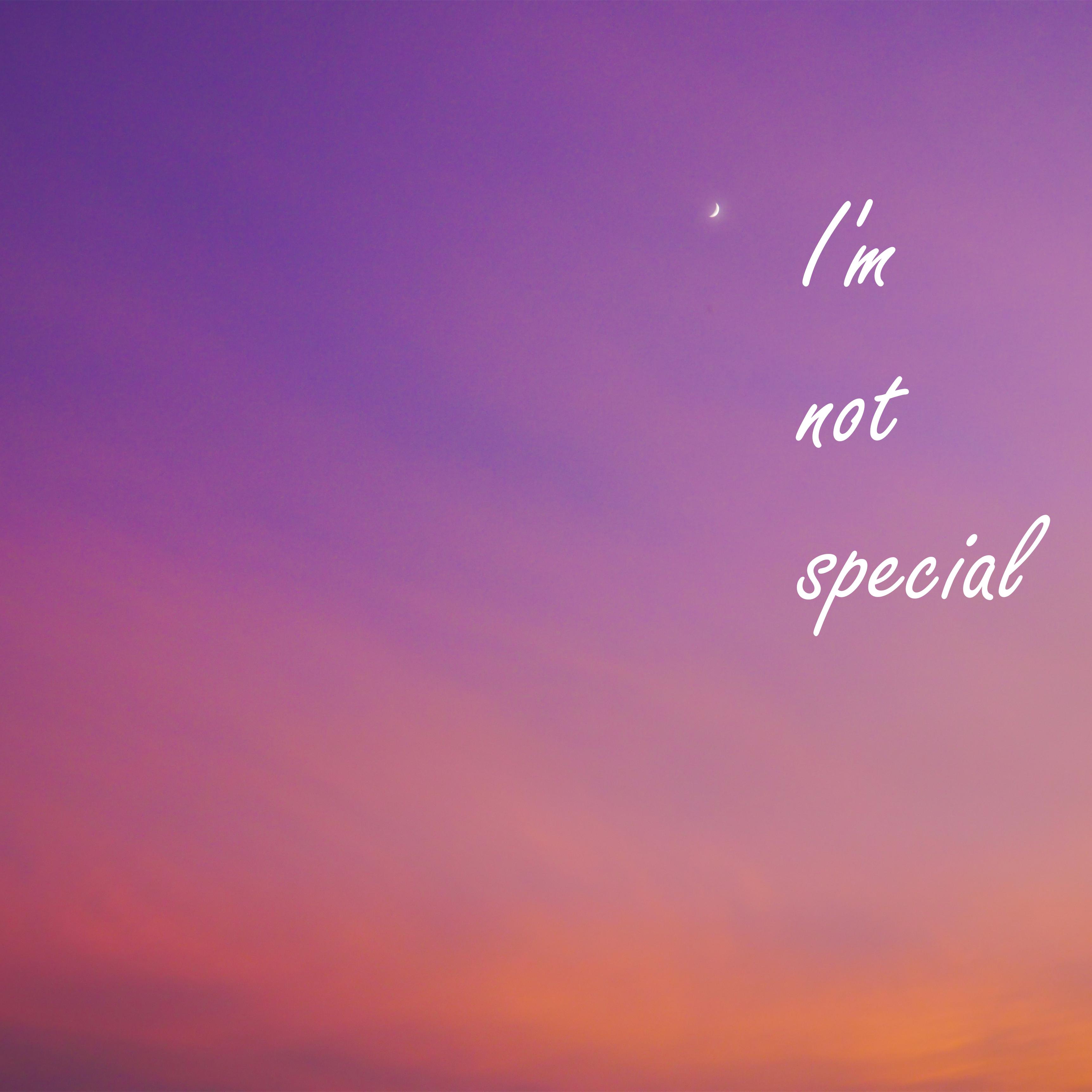 I'm not special专辑