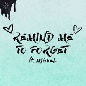 Remind Me To Forget - Kygo and Miguel (unofficial Instrumental) 无和声伴奏 （升4半音）