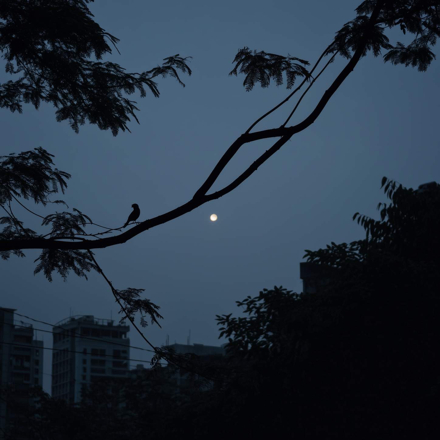 in the blue of morning