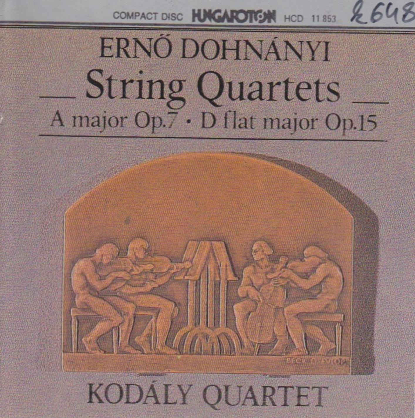 Dohnanyi: String Quartets Nos. 1 and 2
